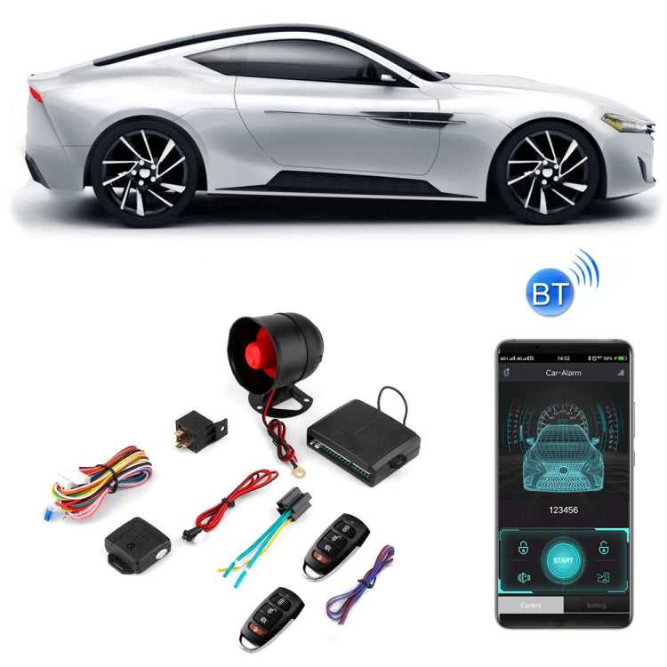 2 Set One-Way Car Anti-Theft Alarm Mobile Phone APP Control Anti-Theft Alarm - Security Alarm System by PMC Jewellery | Online Shopping South Africa | PMC Jewellery | Buy Now Pay Later Mobicred