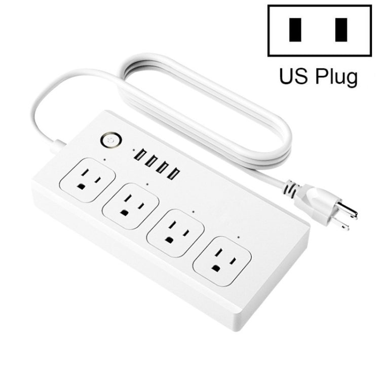 Home Office Wifi Mobile Phone Remote Control Timer Switch Voice Control Power Strip, Line length: 1.5m(US Plug) - Smart Socket by PMC Jewellery | Online Shopping South Africa | PMC Jewellery | Buy Now Pay Later Mobicred