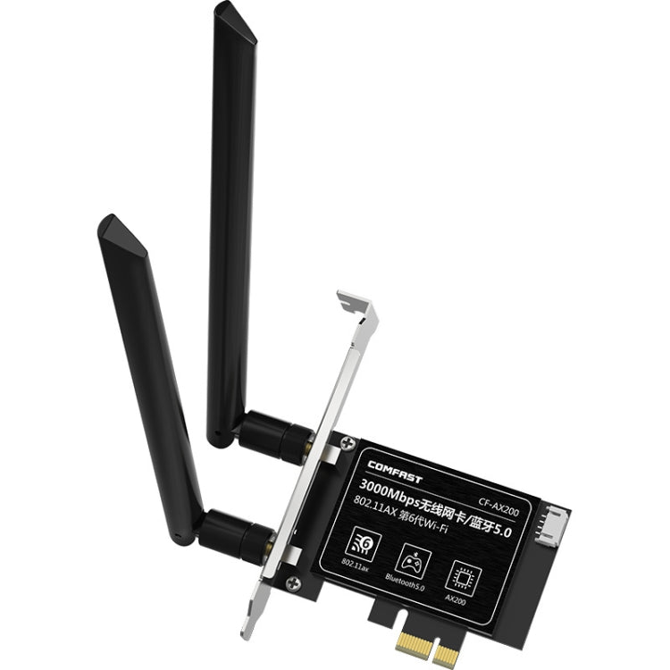 COMFAST Gaming Game 3000Mbps Gigabit Dual-Frequency Wireless Desktop Computer PCIE Wireless Network Card, Coverage: AX200 - free shipping - PMC Jewellery - Order now!
