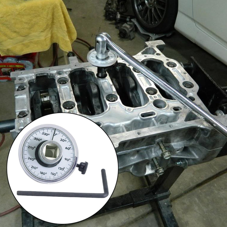 1/2 Inch Adjustable Drive Torque Angle Gauge Auto Garage Tool Set - Hand Tool Sets by PMC TechLife | Online Shopping South Africa | PMC TechLife | Buy Now Pay Later Mobicred