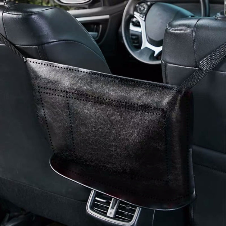 Car Seat Storage Net Pocket Car Storage Bag Multi-Function Suspended Storage Bag, Colour: Simple Black of Black Line - Stowing Tidying by PMC Jewellery | Online Shopping South Africa | PMC Jewellery | Buy Now Pay Later Mobicred