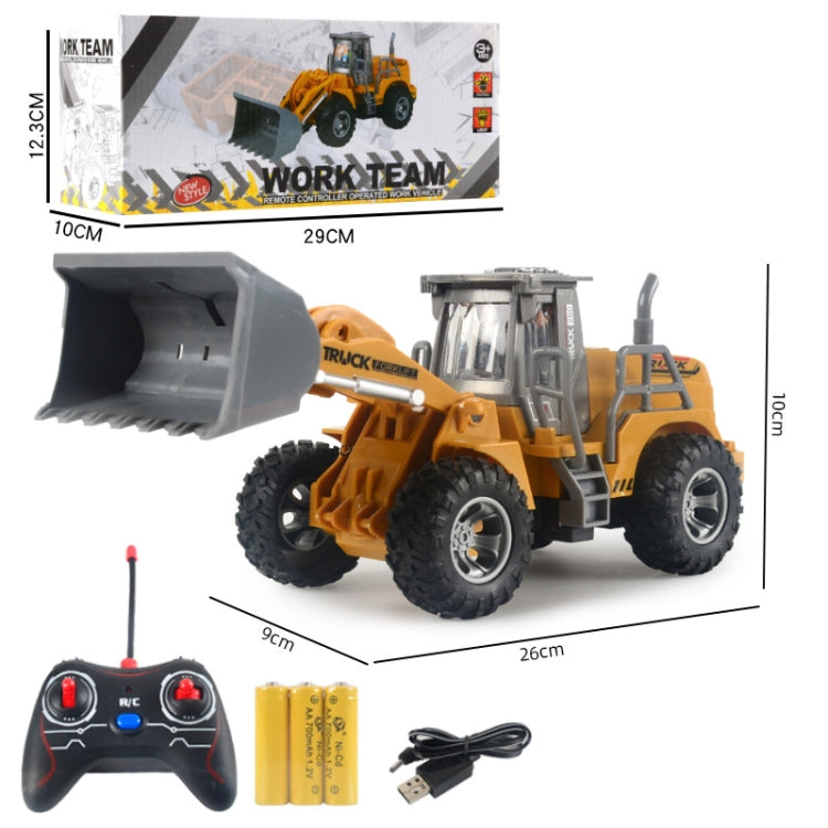 Wireless Remote Control 5-Way Charging Electric Engineering Vehicle Model(Bulldozer) - RC Cars by PMC TechLife | Online Shopping South Africa | PMC TechLife | Buy Now Pay Later Mobicred