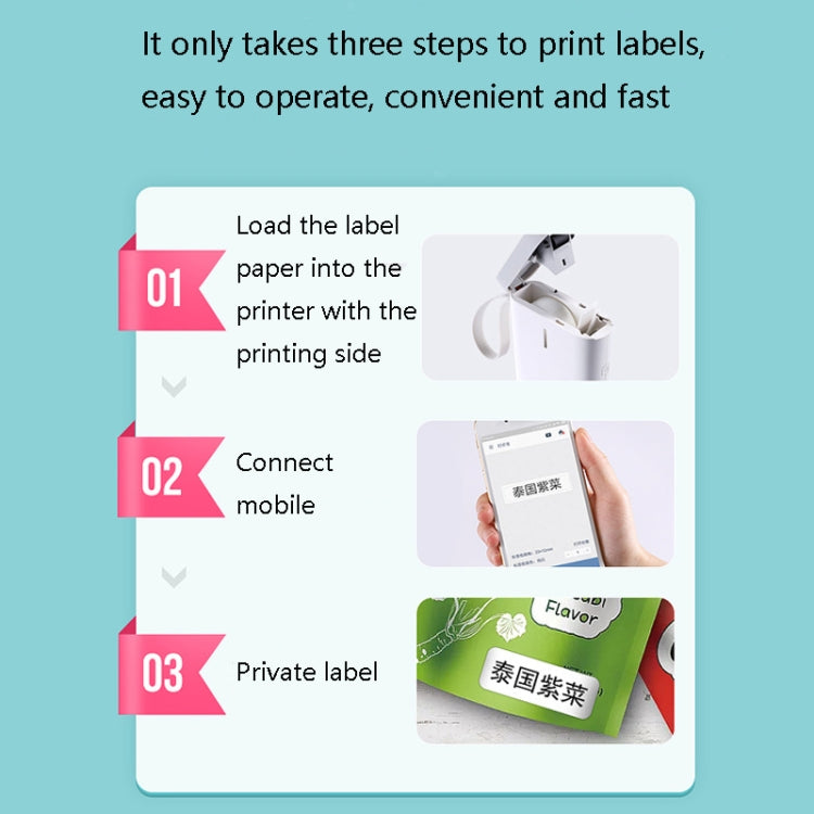 NIIMBOT D11 Thermal Label Printer Bluetooth Handheld Portable Sticker Mobile Phone Printer, Model: D11 Pink Standard - Printer by PMC Jewellery | Online Shopping South Africa | PMC Jewellery | Buy Now Pay Later Mobicred