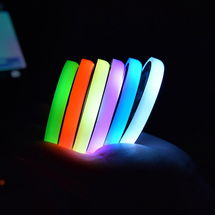2 PCS Car LED Luminous Water Coaster Car Atmosphere Light USB Charging Non-Slip Coaster - Car Drink Holders by PMC TechLife | Online Shopping South Africa | PMC TechLife | Buy Now Pay Later Mobicred