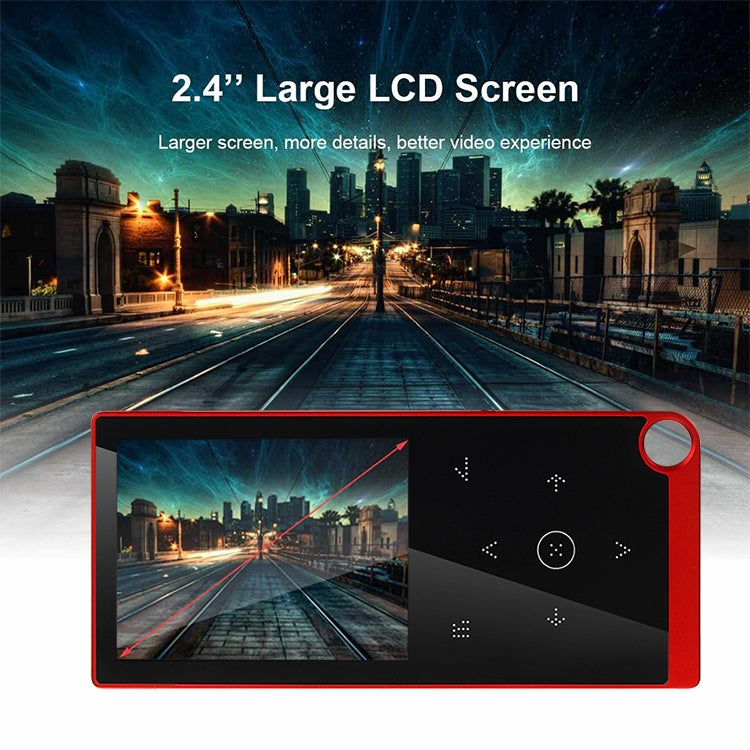 E05 2.4 inch Touch-Button MP4 / MP3 Lossless Music Player, Support E-Book / Alarm Clock / Timer Shutdown, Memory Capacity: 16GB Bluetooth Version(Silver Grey) - free shipping - PMC Jewellery - Order now!