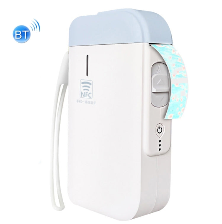 B100 Handheld Portable Bluetooth Mini Label Receipt Printer USB Charging Printer, Specification: Machine+White Label 3 Rolls - Printer by PMC Jewellery | Online Shopping South Africa | PMC Jewellery | Buy Now Pay Later Mobicred