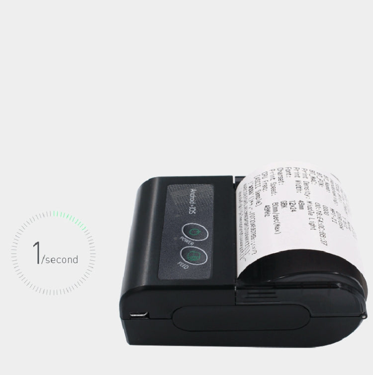 58HB6 Portable Bluetooth Thermal Printer Label Takeaway Receipt Machine, Supports Multi-Language & Symbol/Picture Printing, Model: EU Plug (Spanish) - Printer by PMC Jewellery | Online Shopping South Africa | PMC Jewellery | Buy Now Pay Later Mobicred