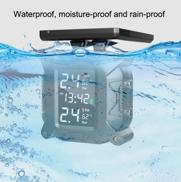 M7 Motorcycle Tire Pressure Monitor Solar Wireless External High-Precision Monitoring Waterproof Detector - Electrical System by PMC Jewellery | Online Shopping South Africa | PMC Jewellery | Buy Now Pay Later Mobicred