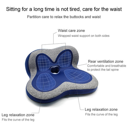 Memory Foam Petal Cushion Office Chair Home Car Seat Cushion, Size: With Storage Bag(Starry Gray) - Cushions & Pillows by PMC Jewellery | Online Shopping South Africa | PMC Jewellery | Buy Now Pay Later Mobicred