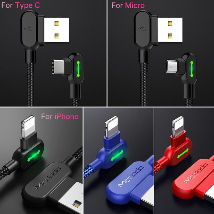 MCDODO 2A USB to 8 Pin Fast Charging Data Cable, Length:1.2m(Black) - Normal Style Cable by MCDODO | Online Shopping South Africa | PMC Jewellery | Buy Now Pay Later Mobicred