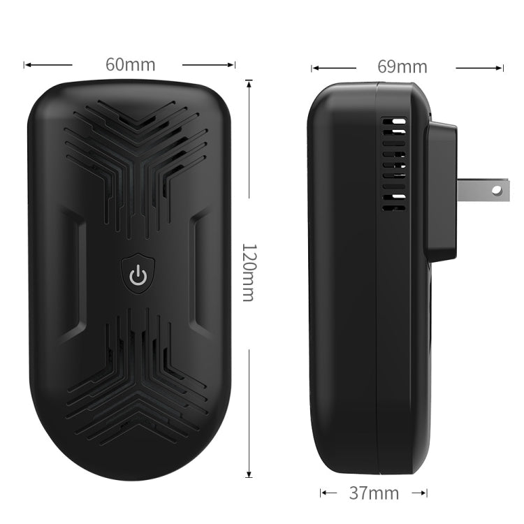 BG309 Ultrasonic Mouse Repeller Mosquito Repeller Electronic Insect Repeller, Product specifications: EU Plug  220V(Black) - Repellents by PMC TechLife | Online Shopping South Africa | PMC TechLife | Buy Now Pay Later Mobicred