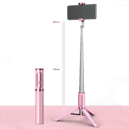 Y202 Bluetooth Selfie Stick With Floor Tripod Stand Mobile Phone Selfie Camera(Pink) - Selfie Sticks by PMC Jewellery | Online Shopping South Africa | PMC Jewellery | Buy Now Pay Later Mobicred