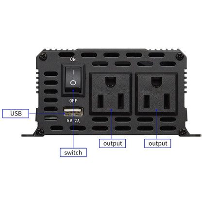 XUYUAN 6000W Car Inverter LCD Display Converter, US Plug, Specification: 12V-110V - Modified Square Wave by PMC Jewellery | Online Shopping South Africa | PMC Jewellery | Buy Now Pay Later Mobicred