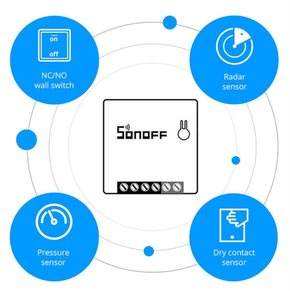 Sonoff MINIR2 Dual-Control WIFI Smart Switch DIY Small Modification Parts - Smart Switch by Sonoff | Online Shopping South Africa | PMC Jewellery | Buy Now Pay Later Mobicred