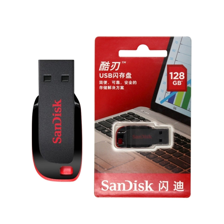 SanDisk CZ50 Mini Office USB 2.0 Flash Drive U Disk, Capacity: 128GB - USB Flash Drives by SanDisk | Online Shopping South Africa | PMC Jewellery | Buy Now Pay Later Mobicred