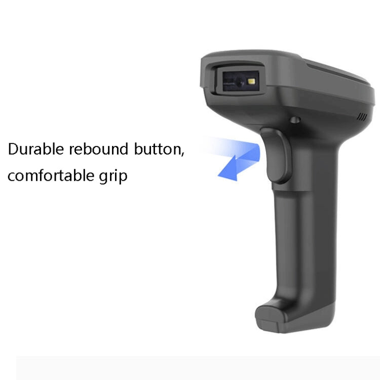Deli 14952 Supermarket Cashier One-Dimensional QR Code Scanning Gun, Model: White Wireless - free shipping - PMC Jewellery - Order now!