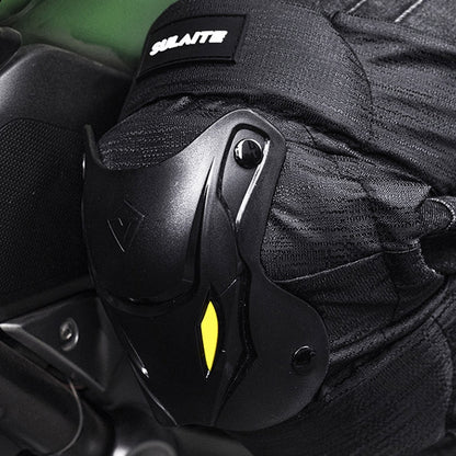 SULAITE Motorcycle Protector Rider Wind Warmth Protective Gear Riding Equipment, Colour: Black Knee Pads - Protective Gear by SULAITE | Online Shopping South Africa | PMC Jewellery | Buy Now Pay Later Mobicred