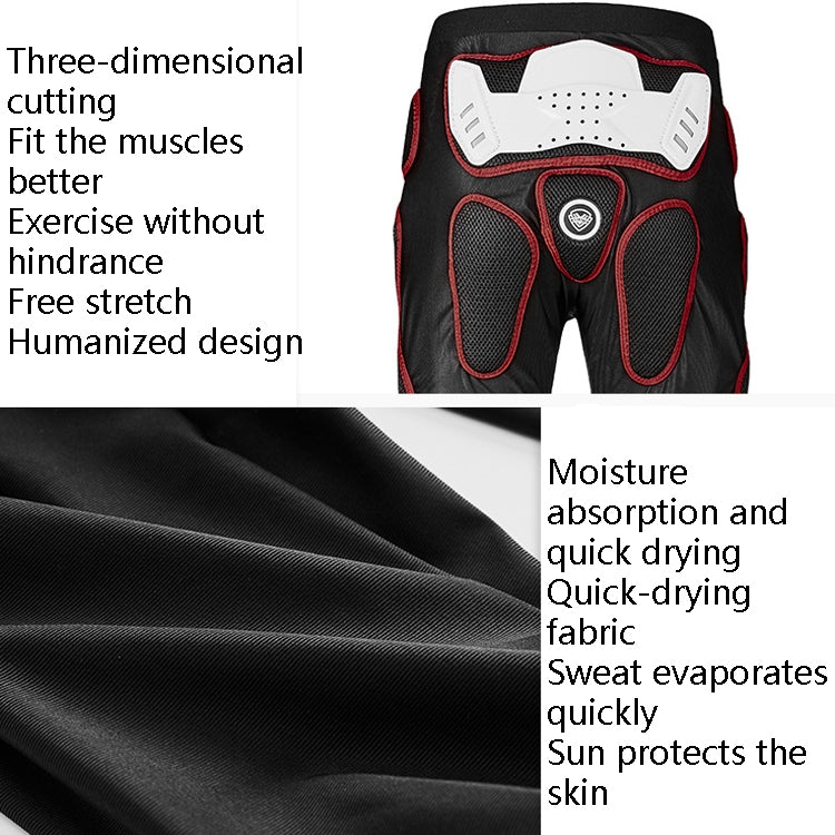 SULAITE Motorcycle Cross-Country Riding Trousers Protective Hip Pants, Specification: S(Red) - Protective Gear by SULAITE | Online Shopping South Africa | PMC Jewellery | Buy Now Pay Later Mobicred