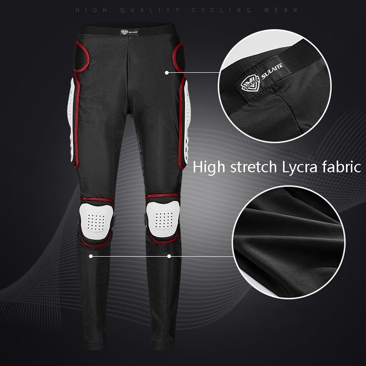 SULAITE Motorcycle Cross-Country Riding Trousers Protective Hip Pants, Specification: XXXXL(Black) - Protective Gear by SULAITE | Online Shopping South Africa | PMC Jewellery | Buy Now Pay Later Mobicred