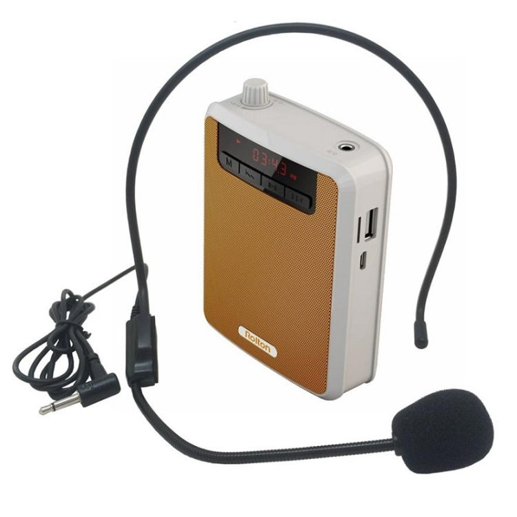 Rolton K300 Portable Voice Amplifier Supports FM Radio/MP3(Orange) - Microphone by Rolton | Online Shopping South Africa | PMC Jewellery | Buy Now Pay Later Mobicred