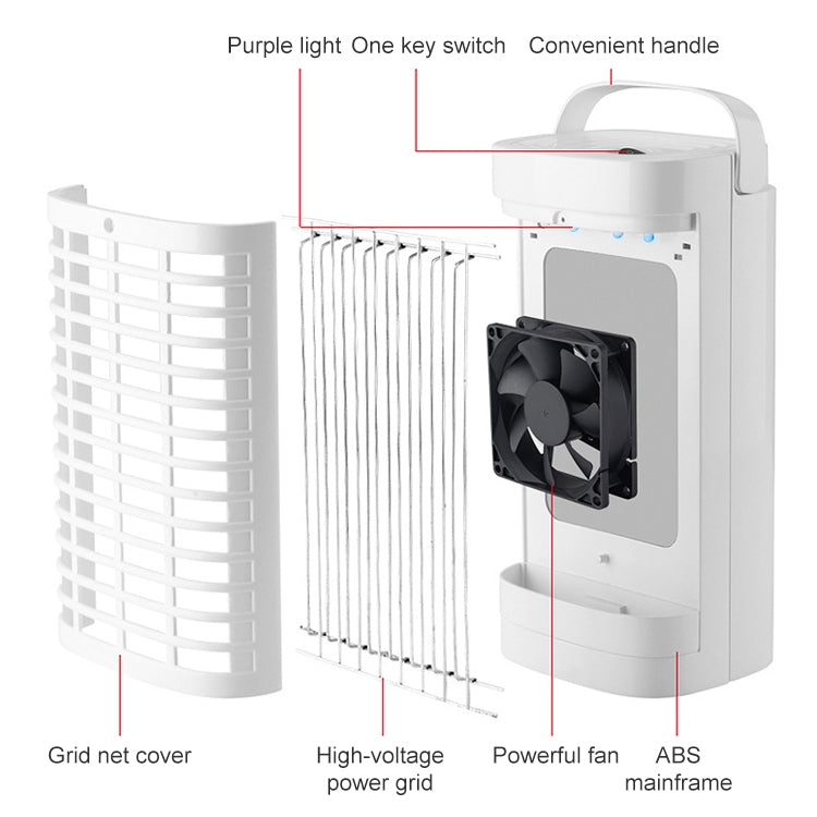 Electric Mosquito Killer Plug-In Mosquito Killer, Colour: US Plug 110V (White) - Repellents by PMC TechLife | Online Shopping South Africa | PMC TechLife | Buy Now Pay Later Mobicred