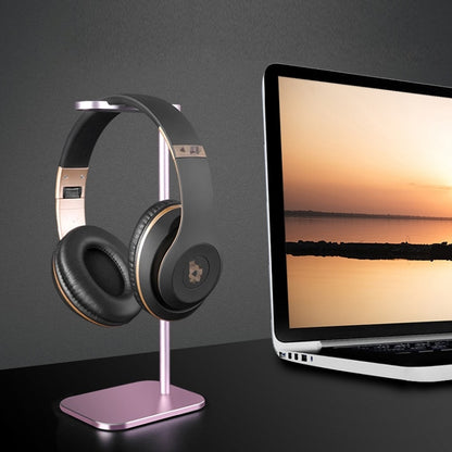 Z9 Headset Aluminum Alloy Bracket Internet Cafe Headset Display Stand(Rose Gold) - Headset Stand by PMC Jewellery | Online Shopping South Africa | PMC Jewellery | Buy Now Pay Later Mobicred