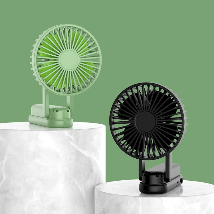 F1 USB Portable Lazy Hanging Neck Fan Mini Folding Handheld Fan(Green) - Electric Fans by PMC Jewellery | Online Shopping South Africa | PMC Jewellery | Buy Now Pay Later Mobicred