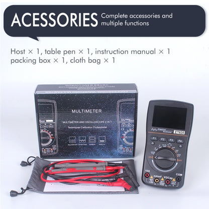 ET828 2 In 1 2 In 1 Oscilloscope Multimeter 2.4 Inch Color Screen Meter Digital Resistance Frequency Tester 1MHz 2.5Msps Meter - Digital Multimeter by PMC Jewellery | Online Shopping South Africa | PMC Jewellery | Buy Now Pay Later Mobicred