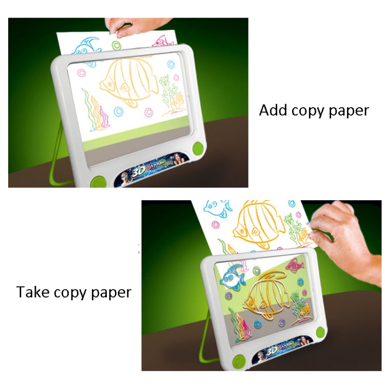 3D Fluorescent Drawing Board Magic Luminous Three-Dimensional Writing Board Graffiti Board Lighting Puzzle Children Drawing Board,Style: Drawing Screen (Dinosaur Version) -  by PMC Jewellery | Online Shopping South Africa | PMC Jewellery | Buy Now Pay Later Mobicred