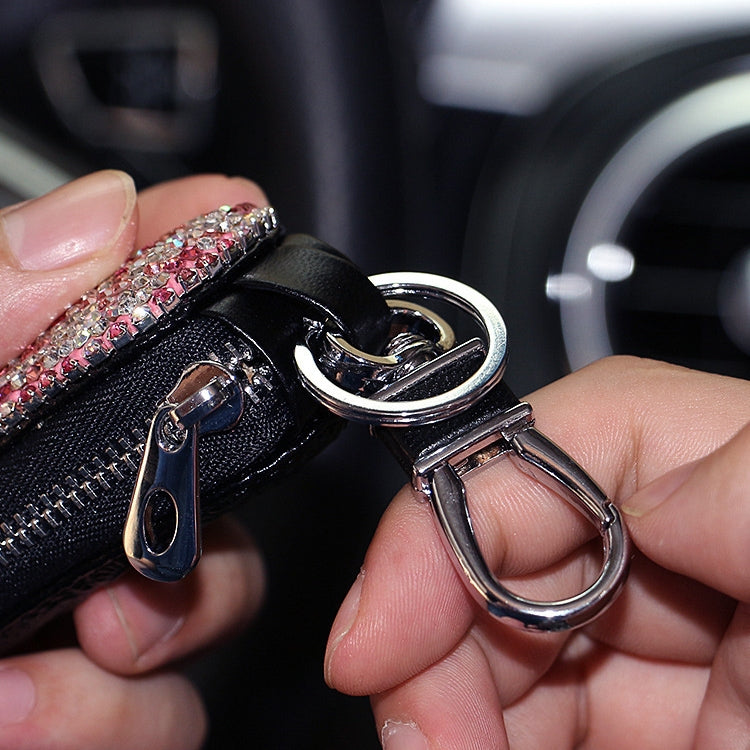 Diamond Car Gourd Key Case Car Key Case(Pink Diamond) - Car Key Cases by PMC Jewellery | Online Shopping South Africa | PMC Jewellery | Buy Now Pay Later Mobicred
