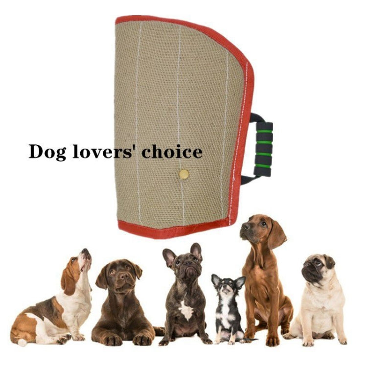 Red Twill Jute Training Dog Bite Sleeve Open Sleeve Protector Pet Products - Training Aids by PMC TechLife | Online Shopping South Africa | PMC TechLife | Buy Now Pay Later Mobicred