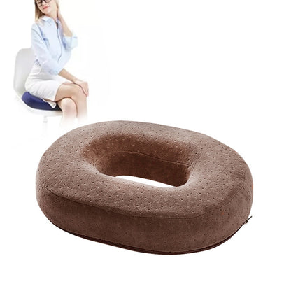 Slow Resilience Memory Foam Office Hip Pad After Hemorrhoids Operation Cushion(Coffee Color) - Cushions & Pillows by PMC Jewellery | Online Shopping South Africa | PMC Jewellery | Buy Now Pay Later Mobicred