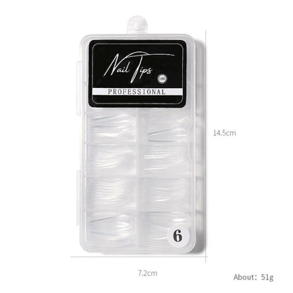 Nail Art Patch Ultra-Thin Seamless Finished Finished Removable Extended Fake Nail Patch(Water Drops Transparent) - Nail Stickers by PMC Jewellery | Online Shopping South Africa | PMC Jewellery | Buy Now Pay Later Mobicred