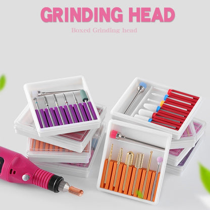 Nail Art Ceramic Tungsten Steel Alloy Grinding Heads Set Grinder Polishing Tool, Color Classification: GH-02 - Grinding Tools & Accessories by PMC Jewellery | Online Shopping South Africa | PMC Jewellery | Buy Now Pay Later Mobicred