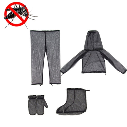 Camping Adventure Anti-Mosquito Suit Summer Fishing Breathable Mesh Clothes, Specification: Four-piece(S / M) - Anti-mosquito Clothing by PMC Jewellery | Online Shopping South Africa | PMC Jewellery | Buy Now Pay Later Mobicred