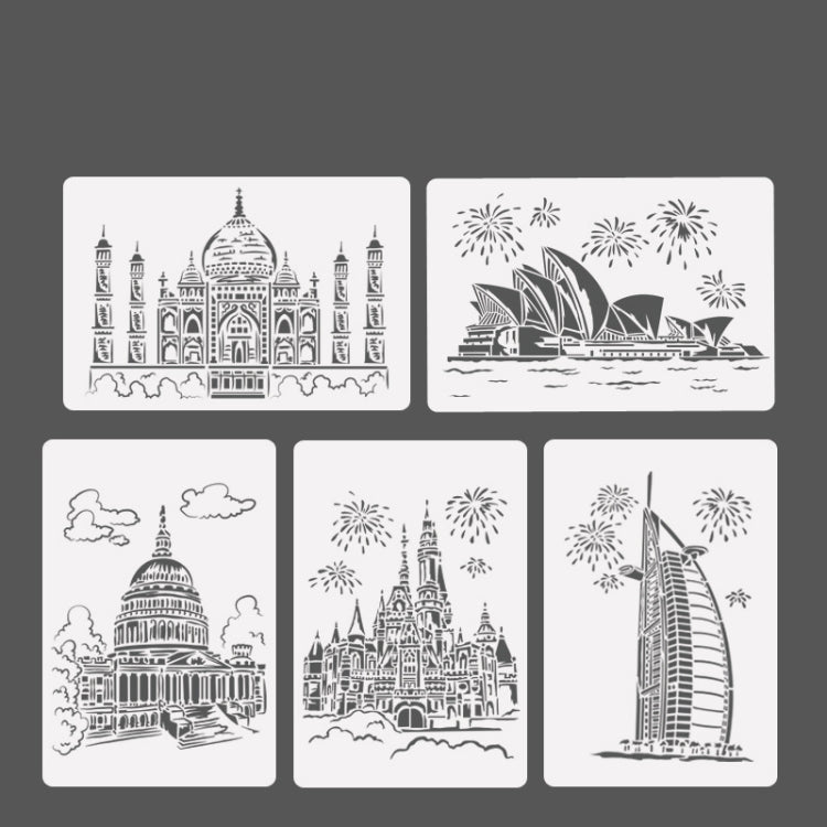 9 Sydney Construction Series Painting Template Theme City A4 Label Template - Art Supplies by PMC TechLife | Online Shopping South Africa | PMC TechLife | Buy Now Pay Later Mobicred