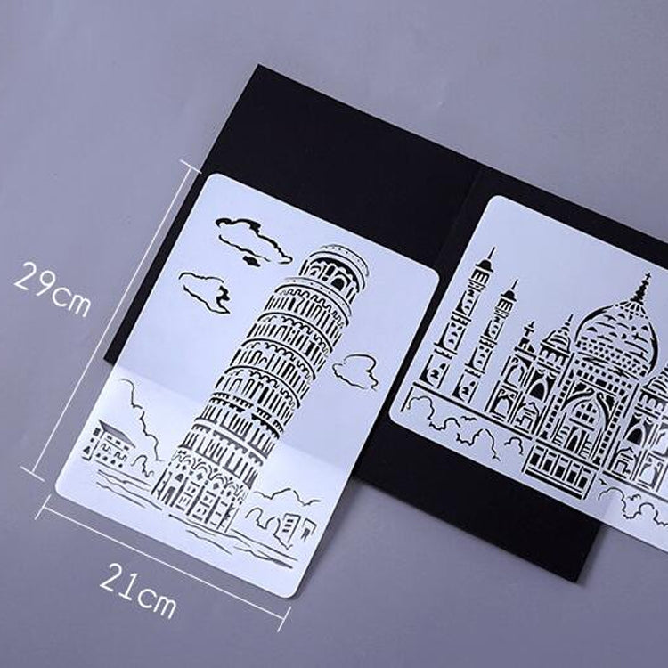 9 Sydney Construction Series Painting Template Theme City A4 Label Template - Art Supplies by PMC TechLife | Online Shopping South Africa | PMC TechLife | Buy Now Pay Later Mobicred