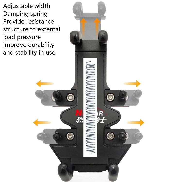 N-STAR Motorcycle Bicycle Composite Version Of Mobile Phone Bracket Multifunctional Accessories Lightweight Riding Equipment(T-shaped Ball Head) - Holders by N-STAR | Online Shopping South Africa | PMC Jewellery | Buy Now Pay Later Mobicred