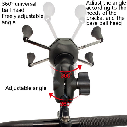 N-STAR N002 Motorcycle Bicycle Mobile Phone Bracket Riding Equipment(Large Tilted Head) - Holders by N-STAR | Online Shopping South Africa | PMC Jewellery | Buy Now Pay Later Mobicred