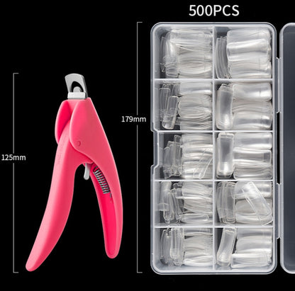 Manicure Tool  Set Fingernails Word Cut Set, Specification: Natural Full Post - Nail Art Equipment by PMC Jewellery | Online Shopping South Africa | PMC Jewellery | Buy Now Pay Later Mobicred