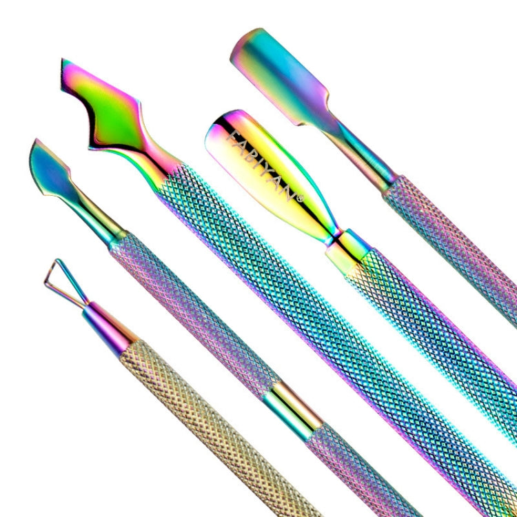 FABIYAN Nail Art Scissors Set Stainless Steel Nail Clippers Dead Skin Scissors Remover Steel Push, Specification: Set 3 - Nail Clipper by FABIYAN | Online Shopping South Africa | PMC Jewellery | Buy Now Pay Later Mobicred