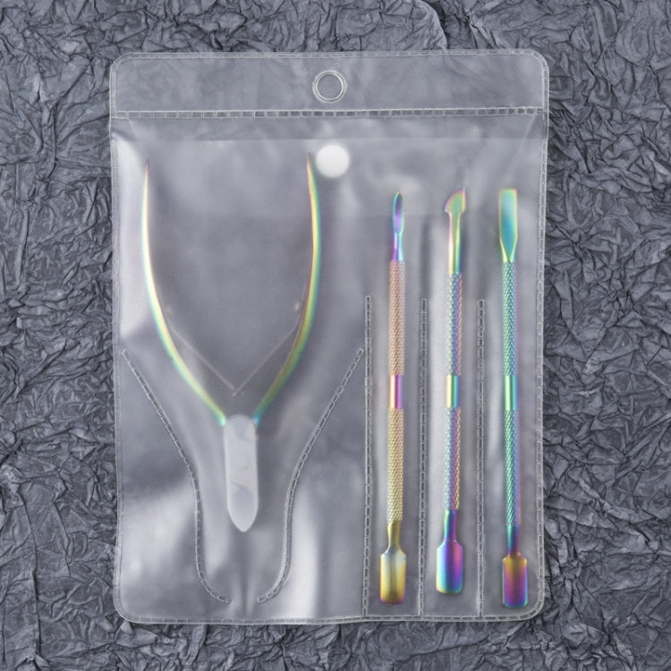 FABIYAN Stainless Steel Dead Skin Shear Steel Push Nail Art Tool Set, Specification: Set 1 - Nail Clipper by PMC Jewellery | Online Shopping South Africa | PMC Jewellery | Buy Now Pay Later Mobicred