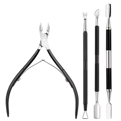 FABIYAN Stainless Steel Dead Skin Shear Steel Push Nail Art Tool Set, Specification:   Set 11 - Nail Clipper by PMC Jewellery | Online Shopping South Africa | PMC Jewellery | Buy Now Pay Later Mobicred