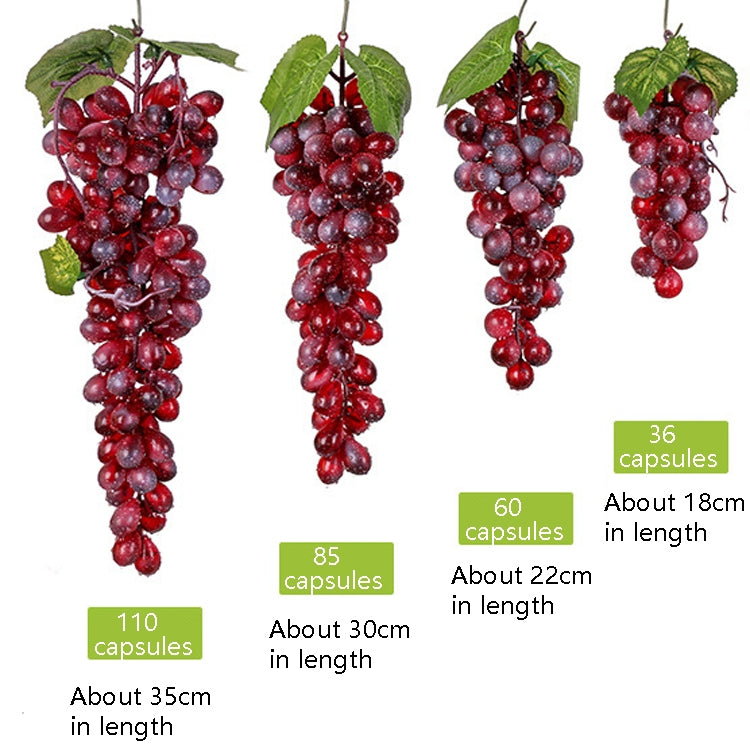4 Bunches 60 Black Grapes Simulation Fruit Simulation Grapes PVC with Cream Grape Shoot Props - free shipping - PMC TechLife - Order now!