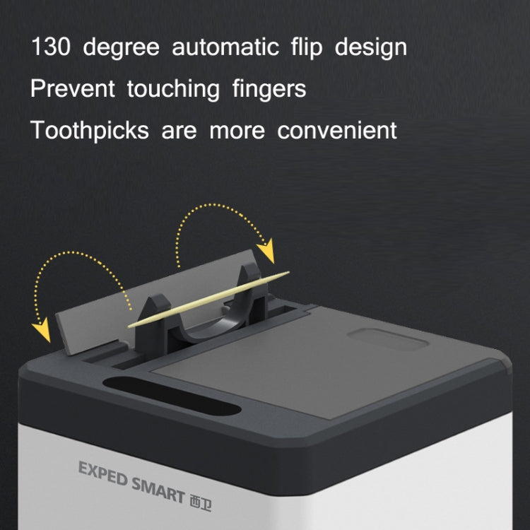 EXPED SMART Intelligent Induction Automatic Toothpick Box Household Restaurant Electric Toothpick Holder, Specification: Battery Version - free shipping - PMc TechLife - Order now!