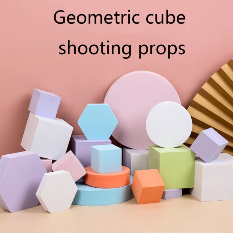 8 PCS Geometric Cube Photo Props Decorative Ornaments Photography Platform, Colour: Small Purple Rectangular - Geometric Props by PMC TechLife | Online Shopping South Africa | PMC TechLife | Buy Now Pay Later Mobicred