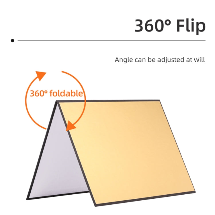 3-in-1 Reflective Board A3 Cardboard Folding Light Diffuser Board (White + Black + Gold) -  by PMC TechLife | Online Shopping South Africa | PMC TechLife | Buy Now Pay Later Mobicred