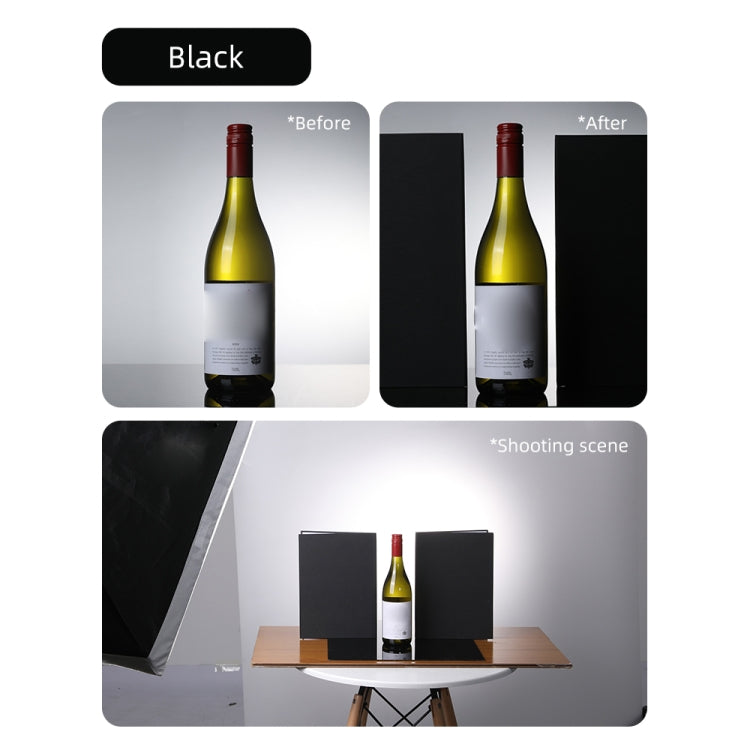 3-in-1 Reflective Board A3 Cardboard Folding Light Diffuser Board (White + Black + Gold) -  by PMC TechLife | Online Shopping South Africa | PMC TechLife | Buy Now Pay Later Mobicred