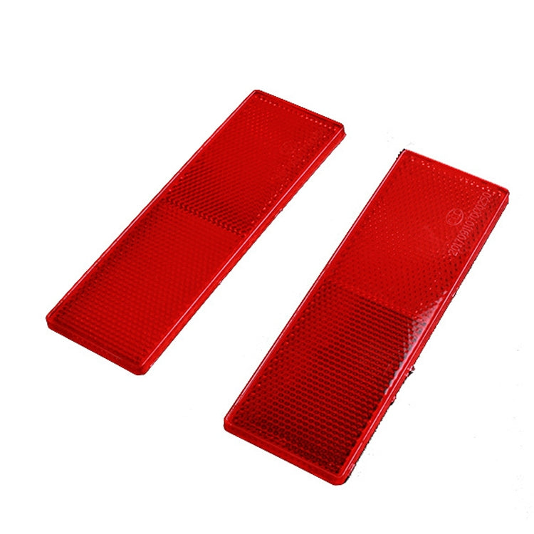 50 PCS Car Body Reflective Stickers Plastic Reflective Strip Reflector Truck Reflective Tablet Nonporous(Red) - Reflective Material by PMC Jewellery | Online Shopping South Africa | PMC Jewellery | Buy Now Pay Later Mobicred