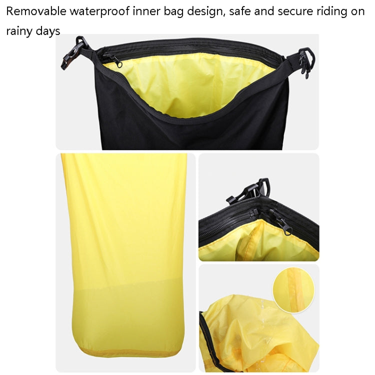 Rhinowalk Multi-Function Motorcycle Rear Seat Bag Combination Rear Shelf Pannier, Colour: Yellow 10L - Bags & Luggages by Rhinowalk | Online Shopping South Africa | PMC Jewellery | Buy Now Pay Later Mobicred